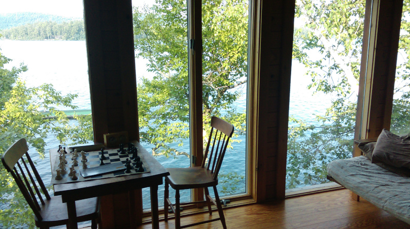 Lake from livingroom window