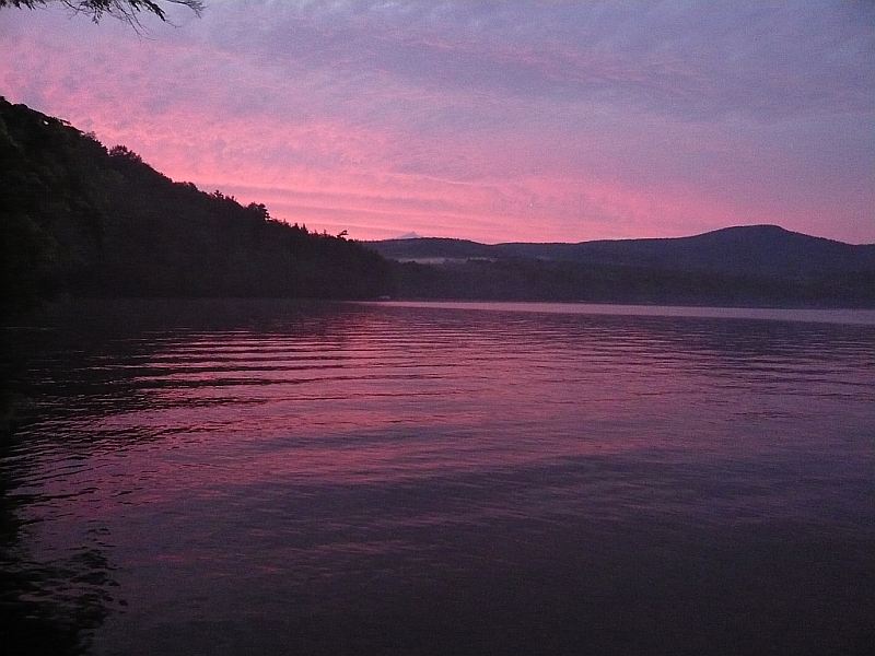 Sunset over Clearwater Lake