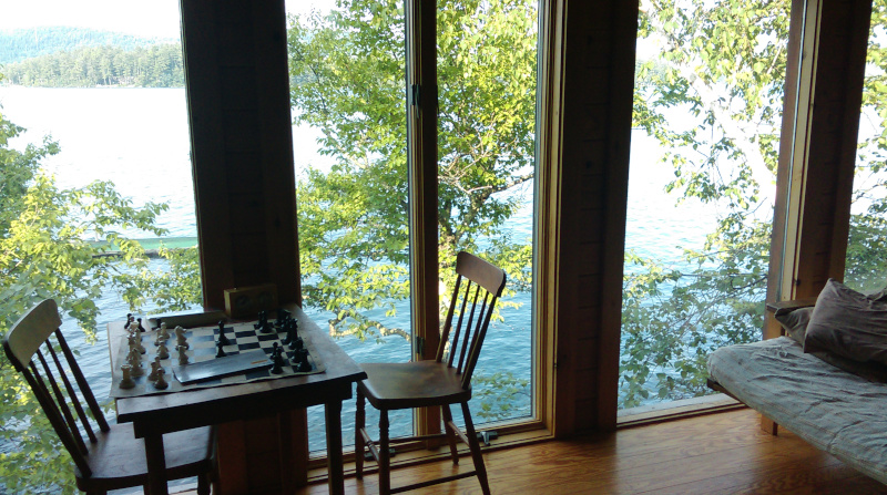 Lake from livingroom window